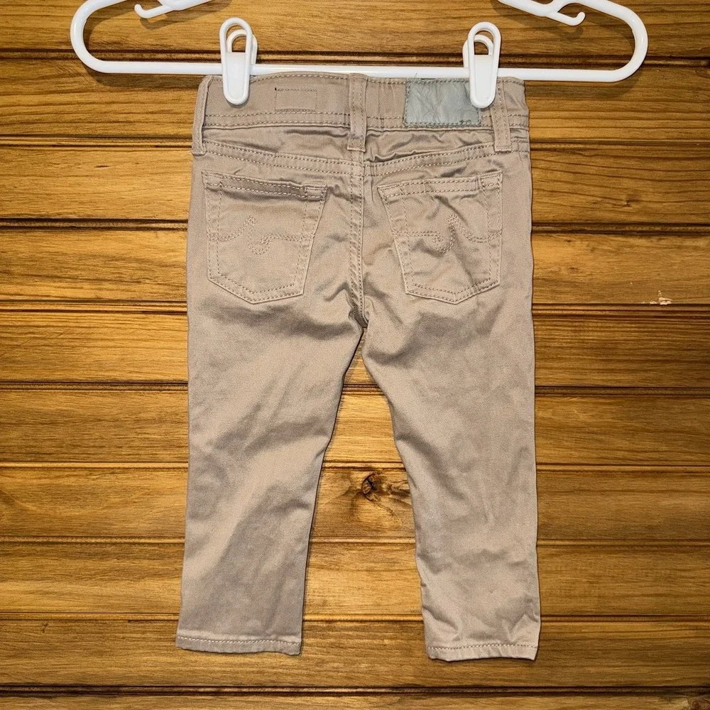 AG Adriano Goldschmied The Kingston Luxe Slim Pants Size 18 Months Khaki Boys